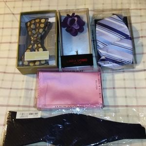 Lot of bow ties and accessories